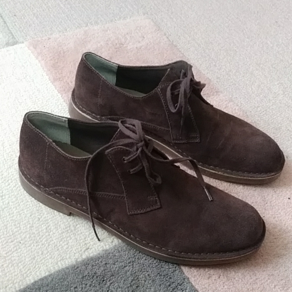 clarks mens suede shoes